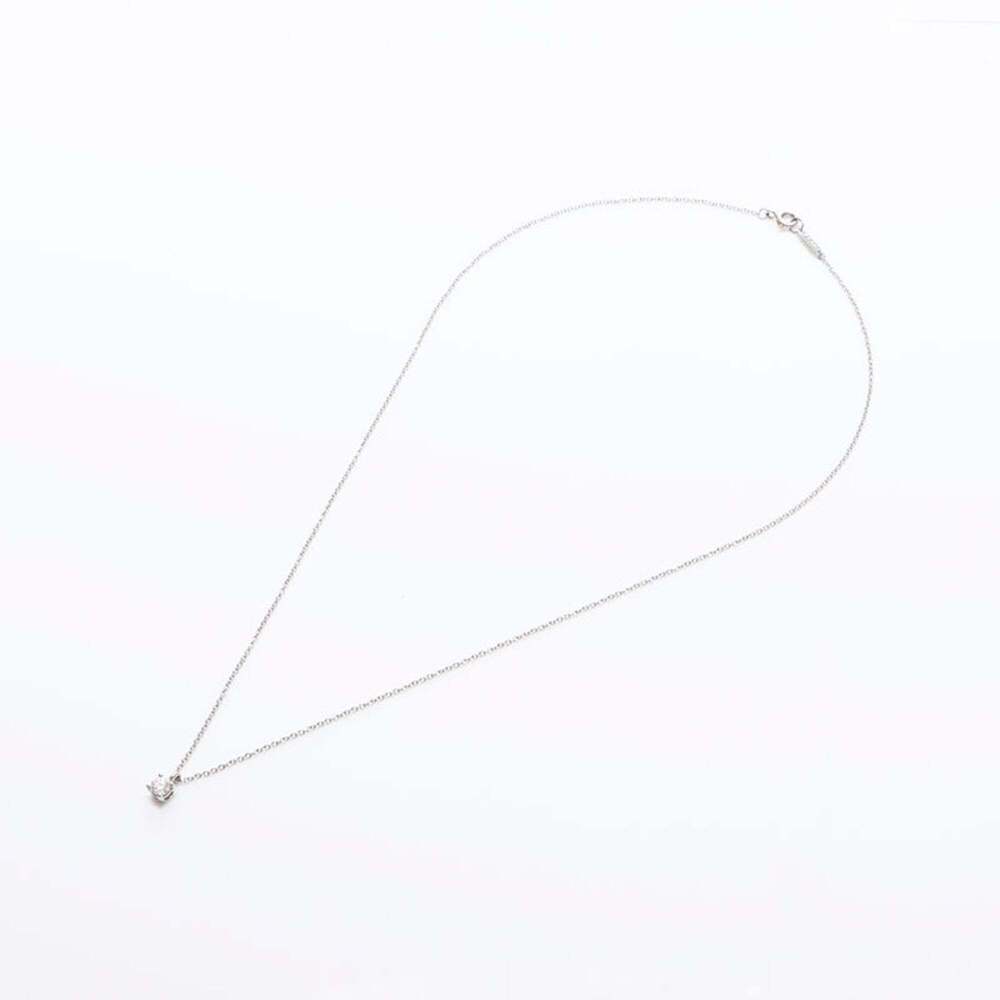 TIFFANY Silver Diamond Necklace